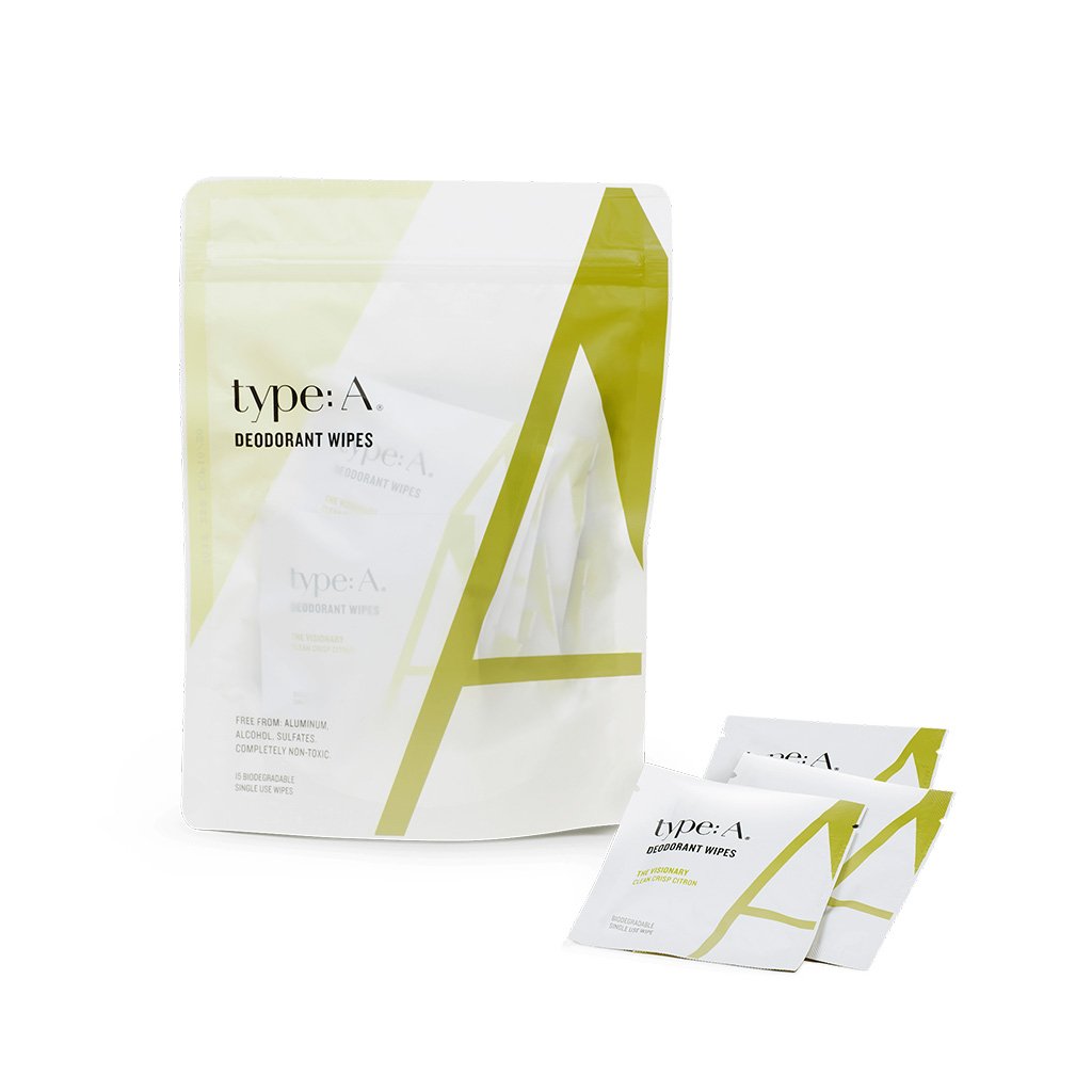 Deodorant Wipes: Clean Crisp Citron